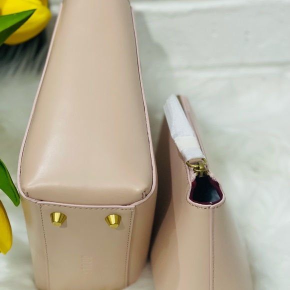 STAUD- CUSTOM MINI SHIRLEY LEATHER BAG (Blush) - Picture 2 of 11